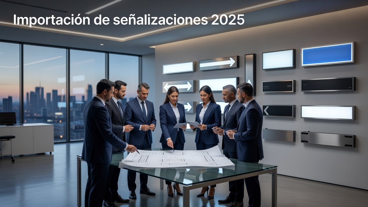 Importación de señalizaciones 2025: Imagen principal