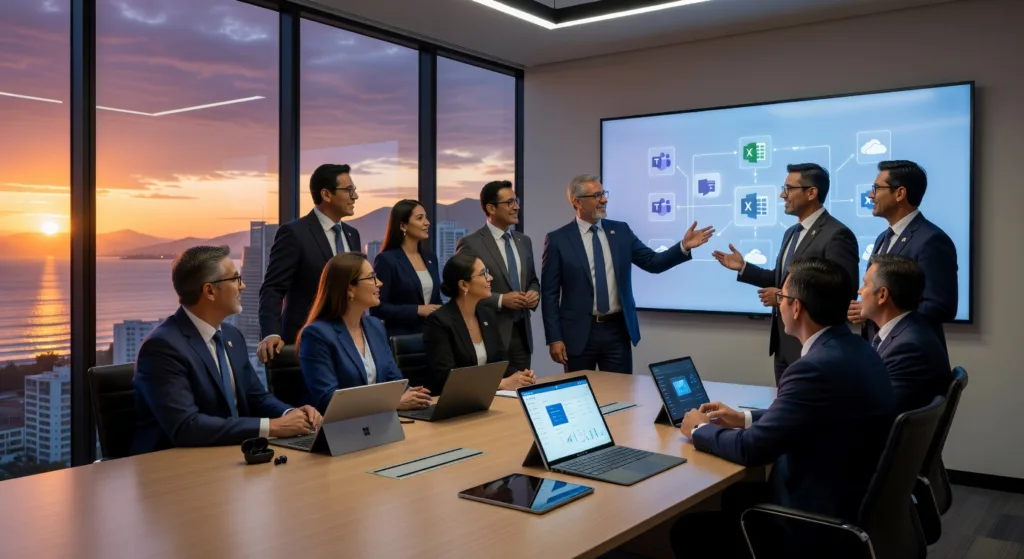 IMAGEN: Office 365 como aliado estrategico PYMES peruana impulsando productividad en nube para 2026 con ROI 376% Forrester