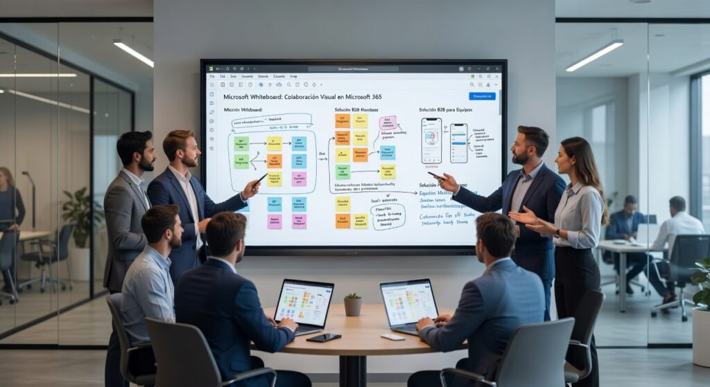 Colaboración en Microsoft Whiteboard