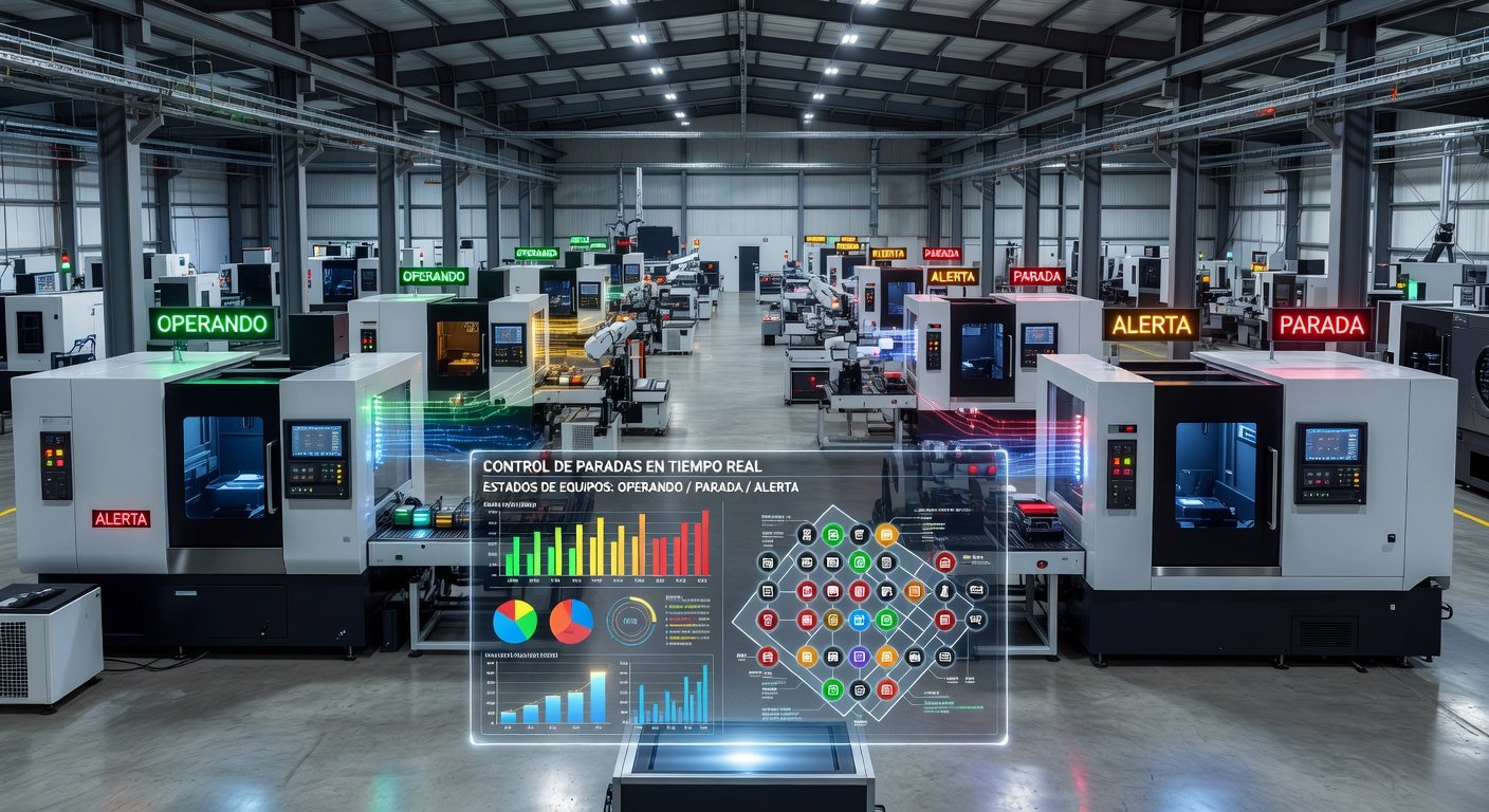 Control de paradas de máquina en tiempo real: Imagen principal