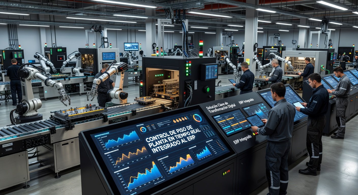 Control de piso de planta en tiempo real integrado al ERP: Imagen principal