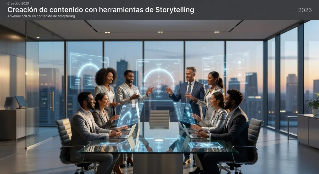 Creación de contenido con herramientas de Storytelling en el 2026 - Imagen de Portada