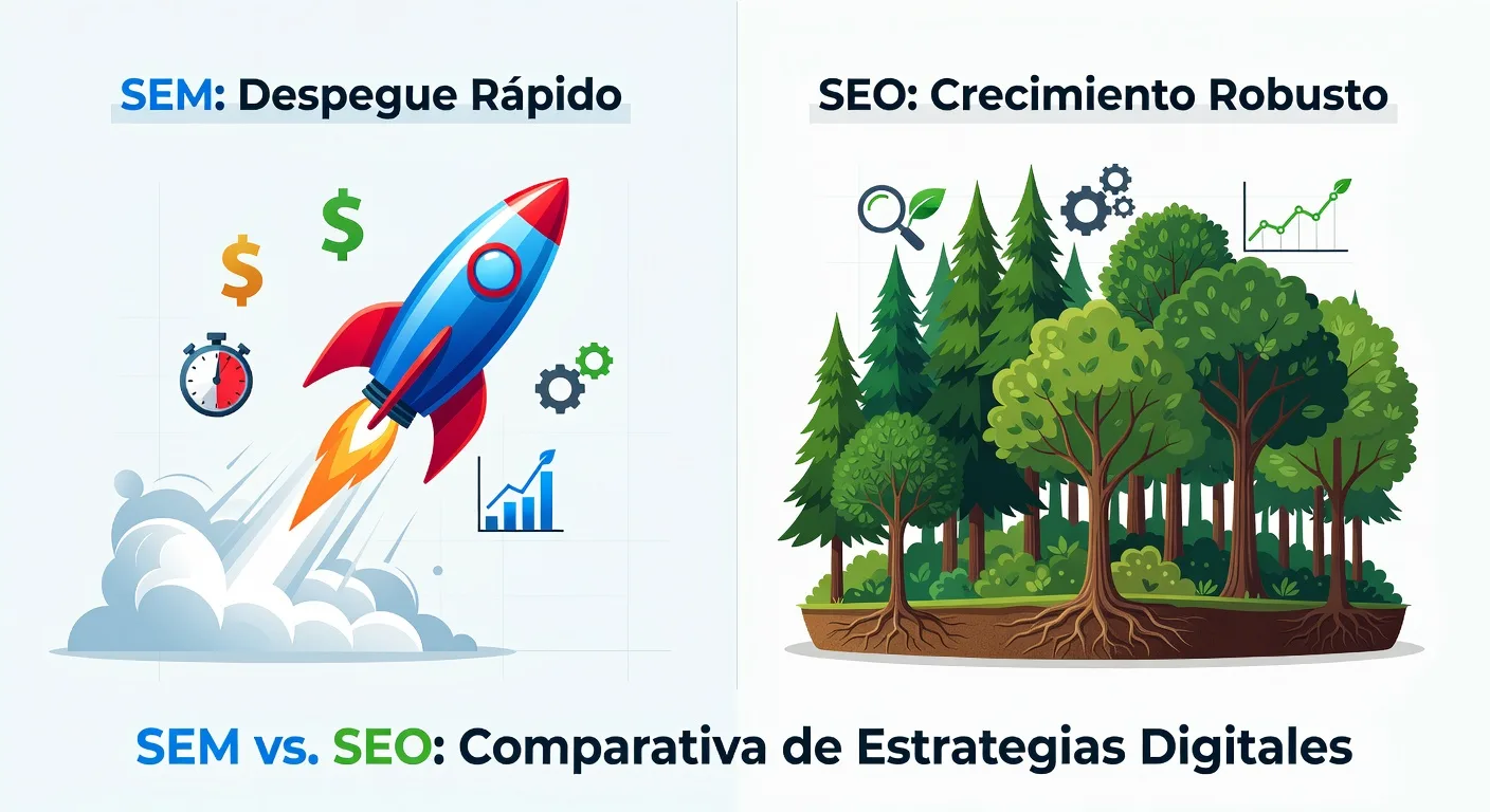 Diferencias entre SEM y SEO: Guía para optimizar la inversión en Google Ads en Perú: Imagen principal