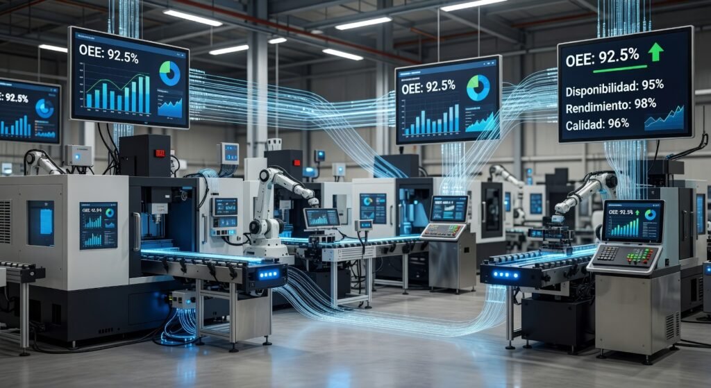 Eficiencia operativa con OEE a medida