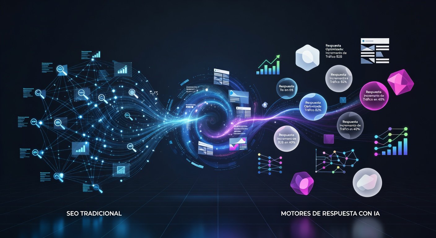 Estrategia AEO y SEO para empresas B2B: Imagen principal