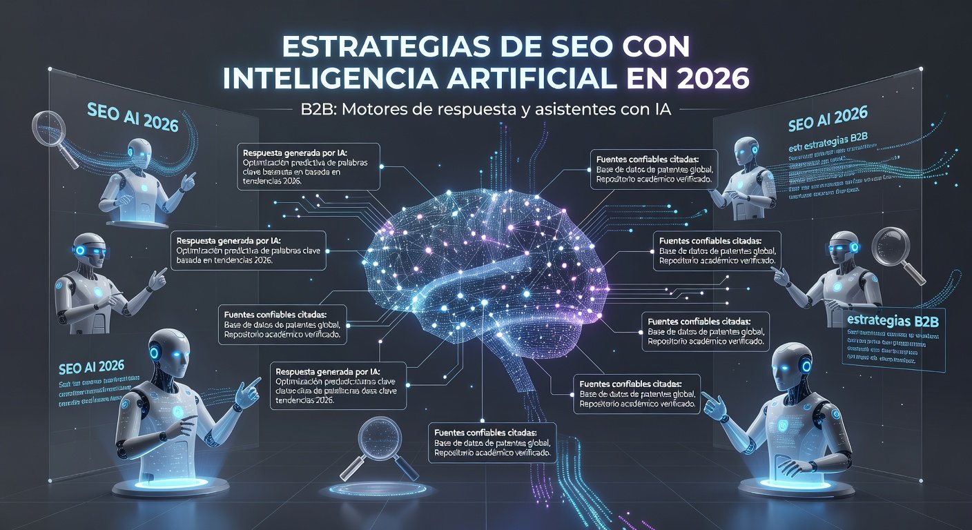 Estrategias de SEO con inteligencia artificial en 2026: Imagen principal