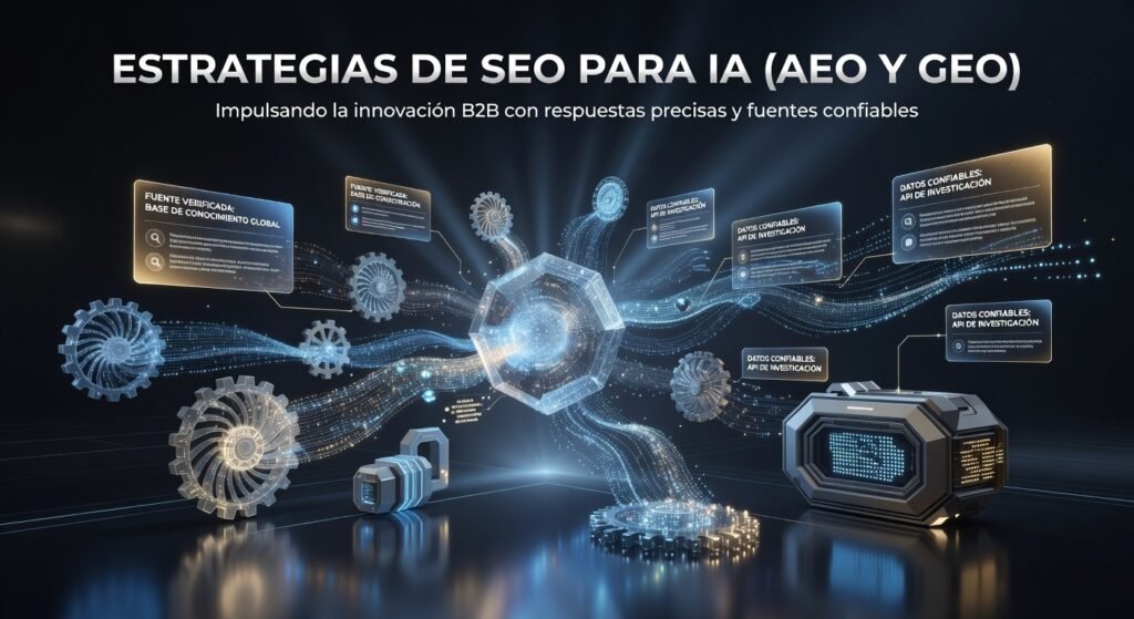 Estrategias de SEO para IA (AEO y GEO)