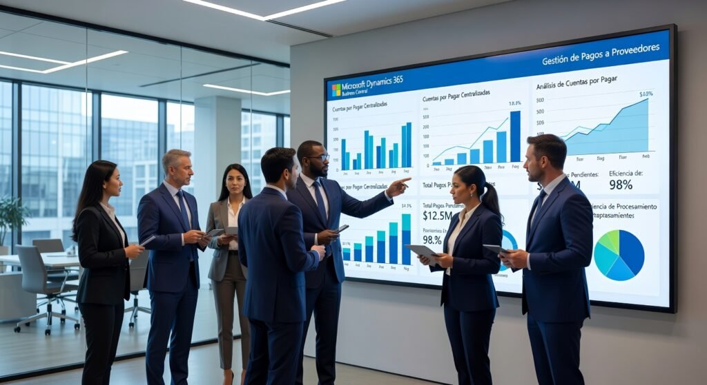 Gestión de pagos a proveedores en ERP Business Central