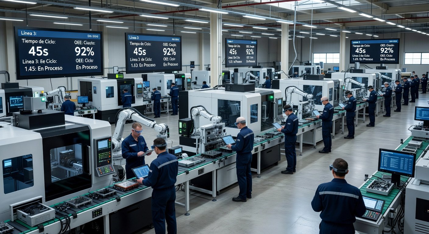 Gestión de tiempos de producción en empresas: Imagen principal