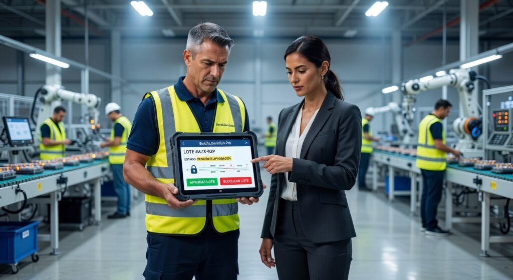Liberación de lotes vía App