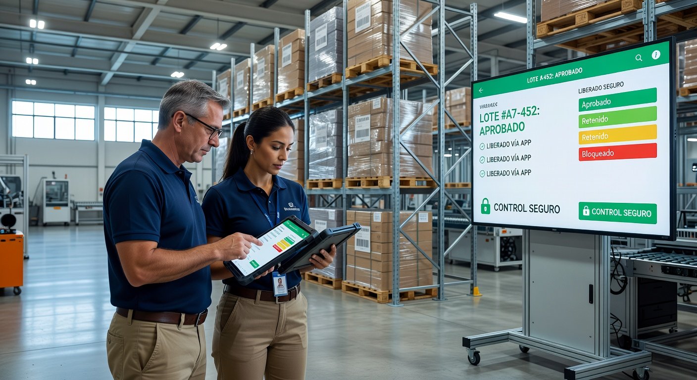 Liberación de lotes vía App: Imagen principal