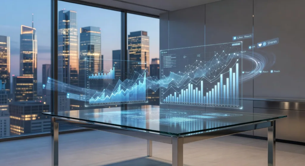 IMAGEN: Marketing redes sociales 2026: IA generativa, videos cortos y 7 estrategias para multiplicar engagement 340% en redes sociales