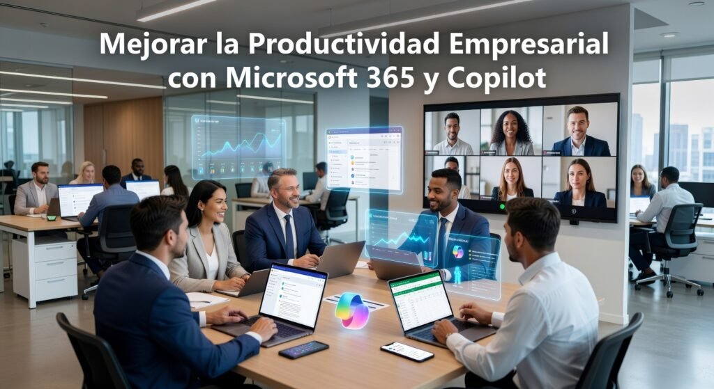 Mejorar la productividad empresarial con Microsoft 365