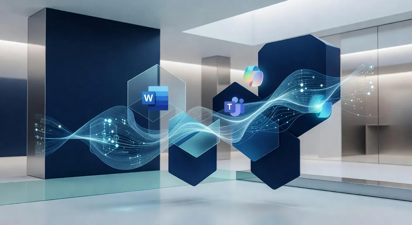 Microsoft 365 & Copilot: Concepto visual