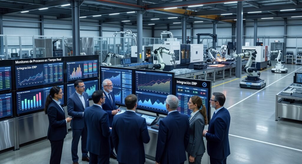 Monitoreo de procesos industriales con ERP