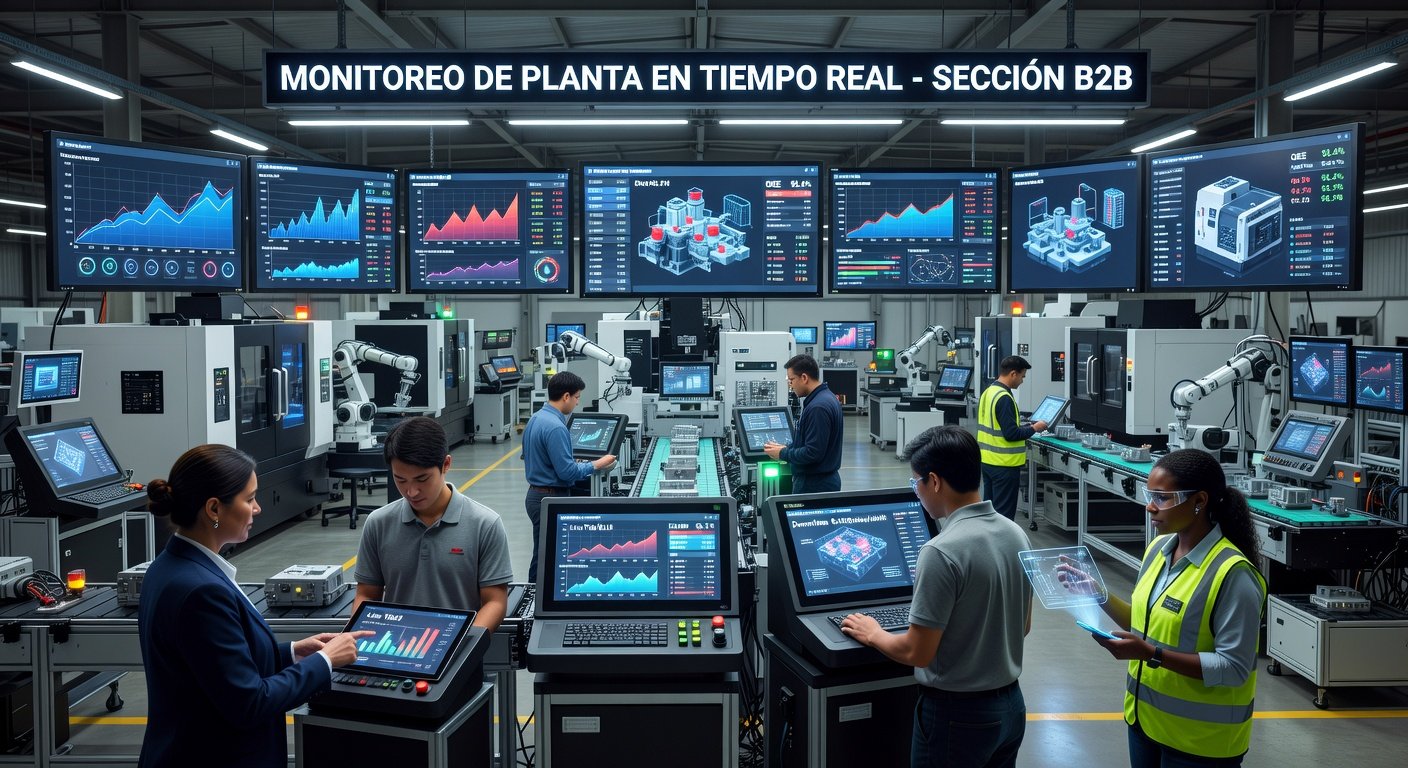 Monitoreo del piso de planta en tiempo real: Imagen principal