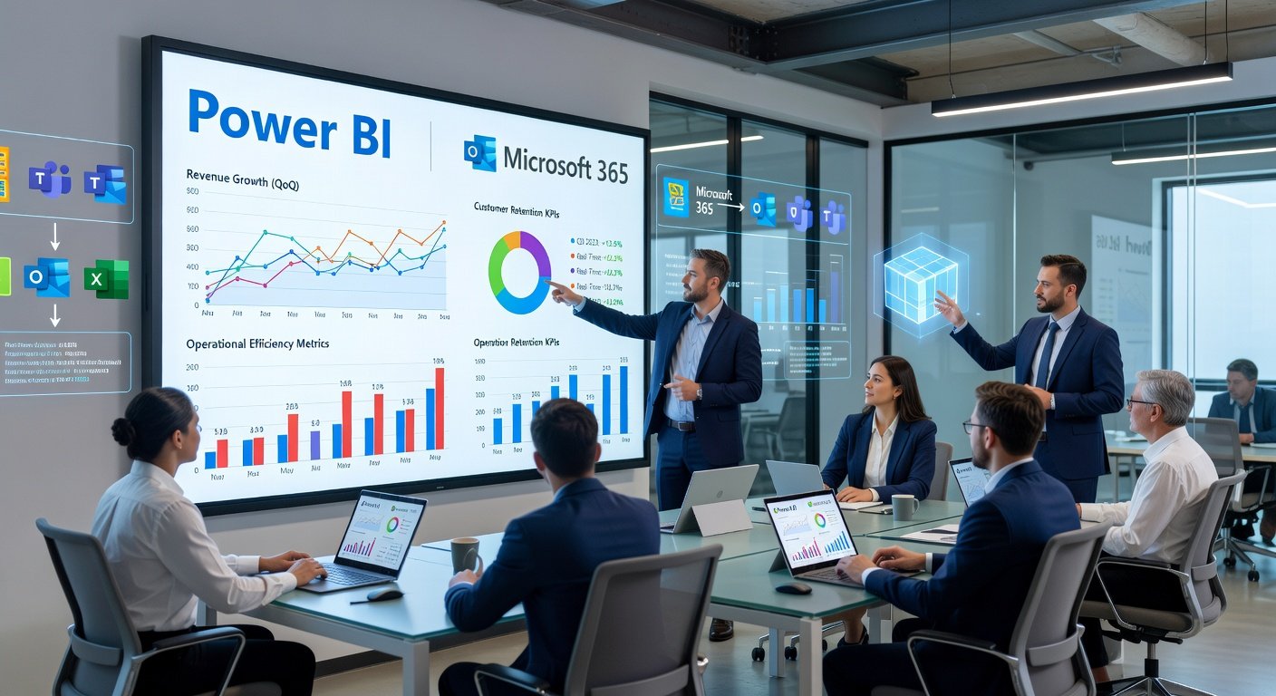Power BI y Microsoft 365 para empresas B2B: Imagen principal