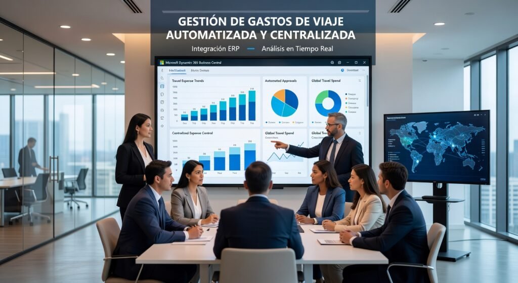 Registro de gastos de viaje en ERP