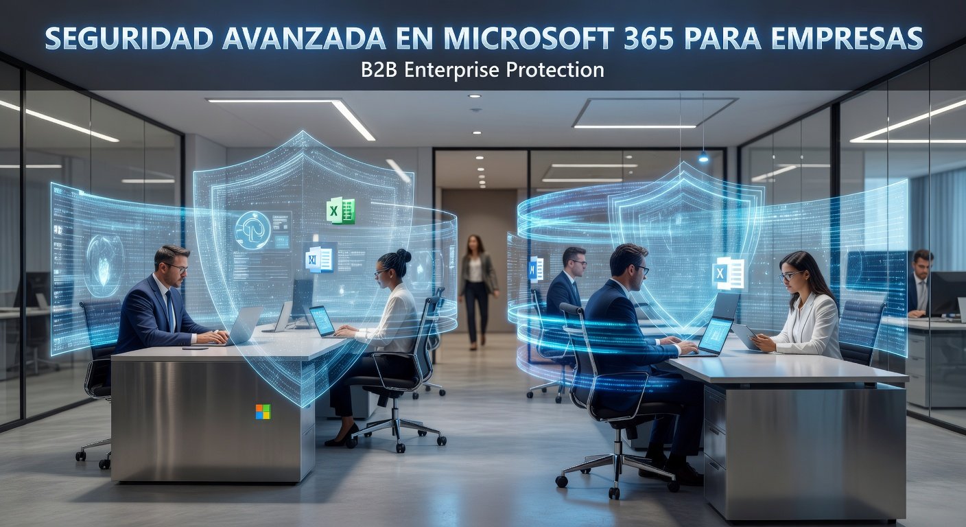 Seguridad avanzada en Microsoft 365 para empresas: Imagen principal