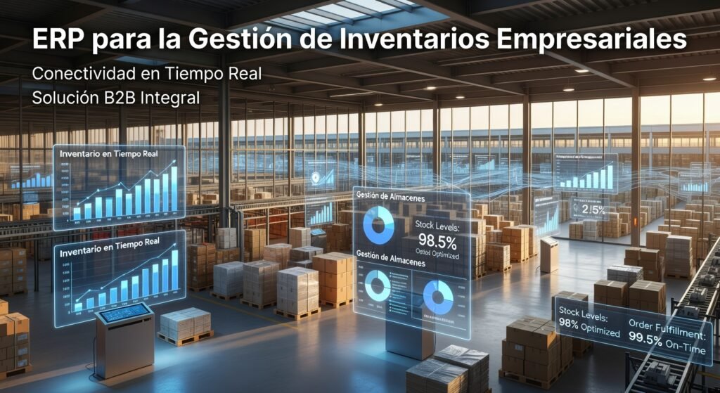 Sistema ERP para gestión de inventarios empresariales