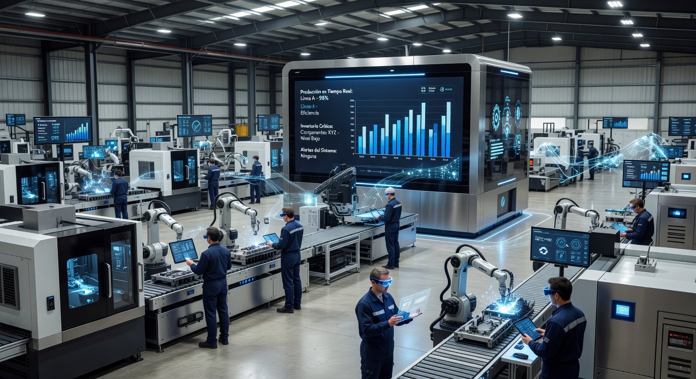 Sistema ERP para gestión de manufactura: Imagen principal