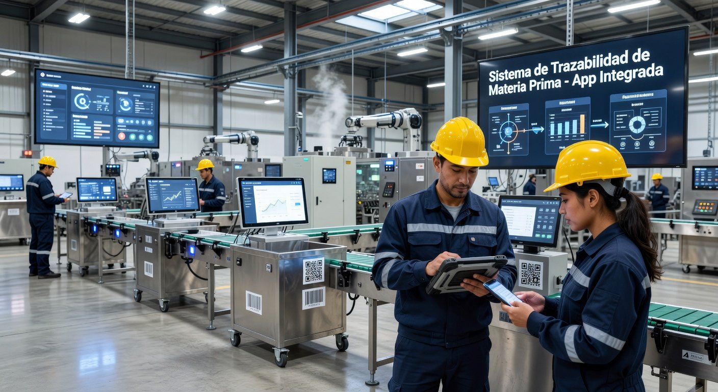 Trazabilidad de materia prima App: Imagen principal
